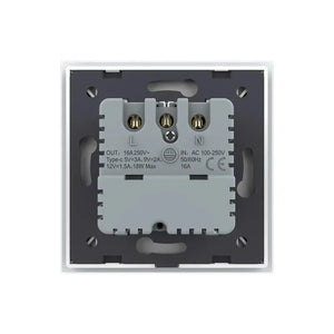 Livolo | Wit | SR | Wandcontactdoos + USB-C Oplader Livolo Nederland B.V.