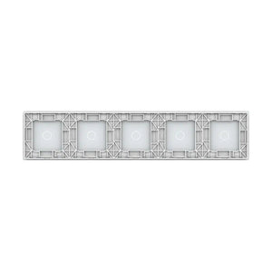 Livolo | Wit | 1+1+1+1+1 | Glasplaat | Touchschakelaar Livolo Nederland B.V.