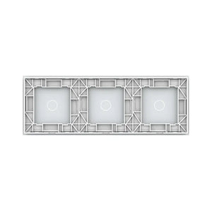 Livolo | Blanc | 1+1+1 | Assiette en verre | Interrupteur tactile Livolo Nederland B.V.