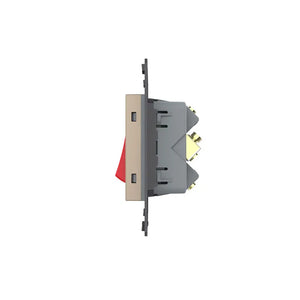 Livolo | Goud | 1 | Module | Aan/Uit | Dubbelpolige schakelaar | 16A Livolo Nederland B.V.