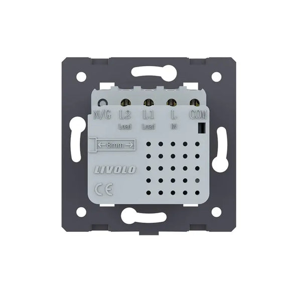 Livolo | Grijs | SR | Module | Aan/Uit | Dubbel | Wisselschakelaar Livolo Nederland B.V.