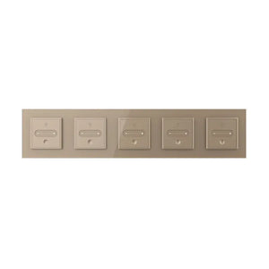 Livolo | Goud | SR+SR+SR+SR+SR | Slide-Dimmer | Smart Home Livolo Nederland B.V.