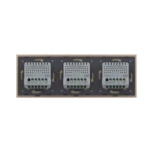 Livolo | Goud | 2+2+2 | Aan/Uit | Wisselschakelaar | Smart Home Livolo Nederland B.V.