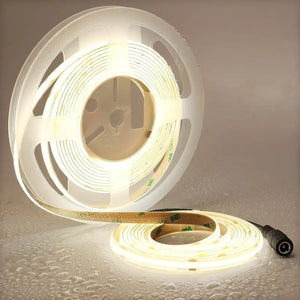 3 Meter | COB | Ledstrip | Helder wit | 10mm | Dimbaar | 24V- Female connector | IP67 Livolo Nederland B.V.