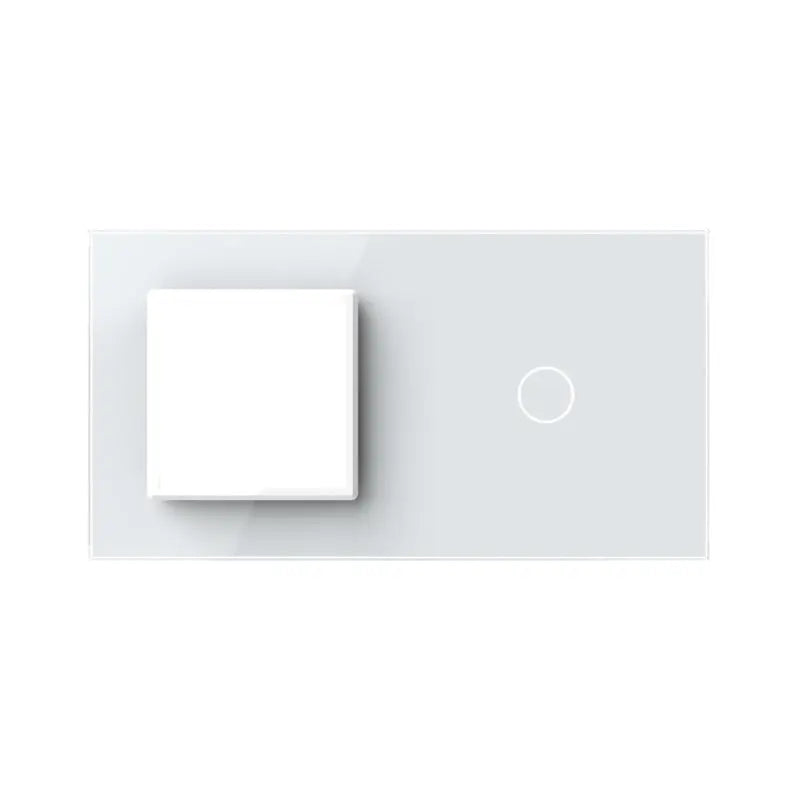 Construisez-le vous-même | Blanc | Cadre de recouvrement SR+1 Livolo Nederland B.V.