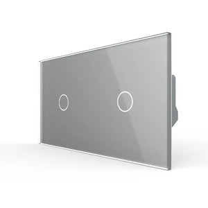 Livolo | Grijs | 1+1 | Dimmer | Wisselschakelaar Livolo Nederland B.V.