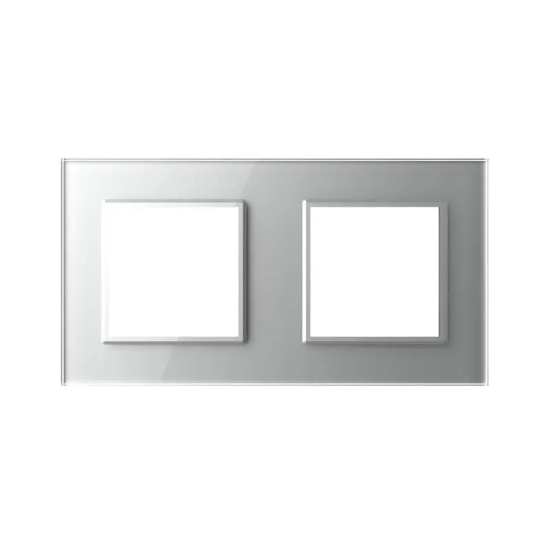 Construisez-le vous-même | Gris | Cadre de couverture SR+SR Livolo Nederland B.V.