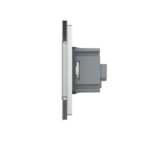 Livolo | Grijs | 1+SR | Aan/Uit | Schakelaar | Wandcontactdoos | France Livolo Nederland