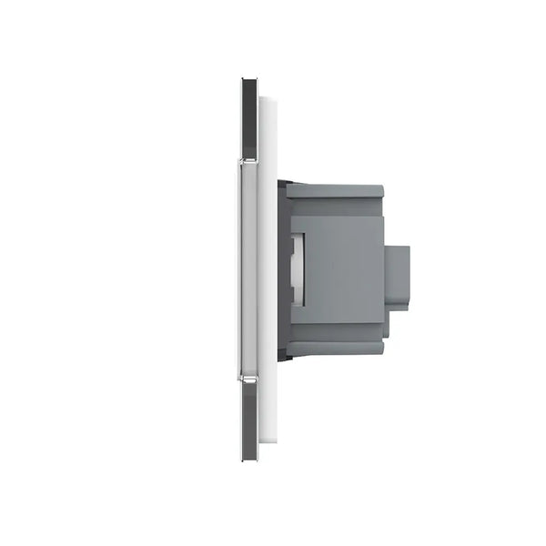 Livolo | Wit | 2+SR | Aan/Uit | Schakelaar met wandcontactdoos | France Livolo Nederland