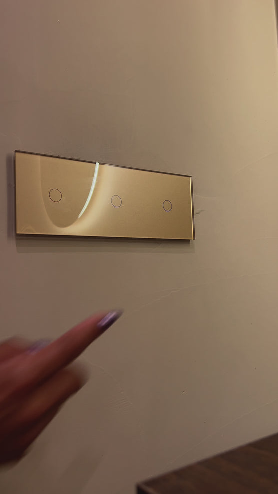 Livolo | Janice Blok | Goud | touch schakelaars | Schakelmateriaal | Video